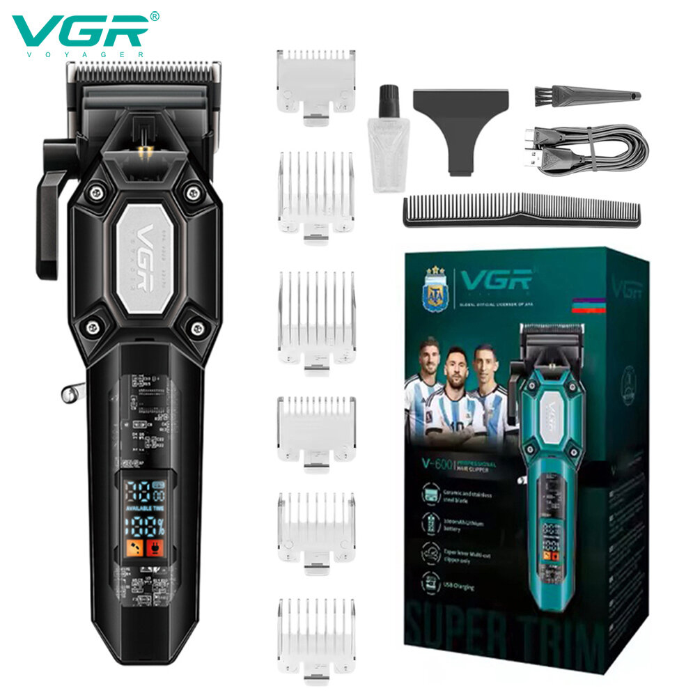 VGR V-600 Peast Color Professional Hair Clipper and Beard Trimmer Salon Series for Men