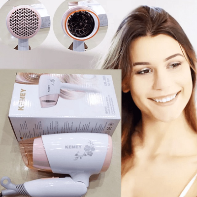 Kemey Km 3365 Professional Foldable Hot and Cool Hair Dryer 1800watts – Hair Dryer